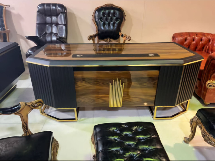 میز طلایی لاکچری شیک نچرال