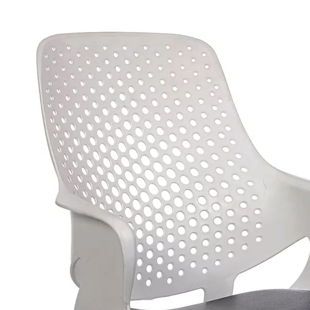 صندلی گردان فرم پلاستیکی کفی چرم