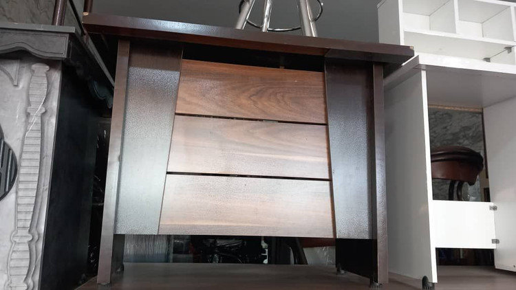 میز کلیاف رنگبندی دارای دو کشو