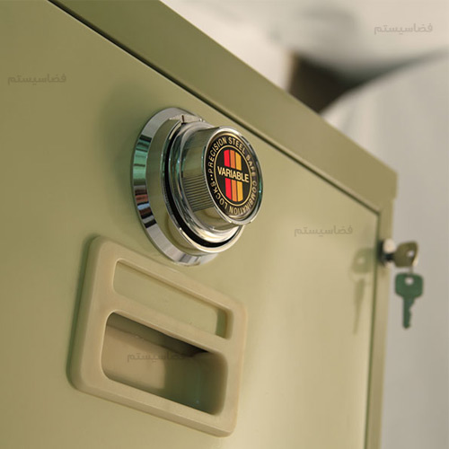 فایل فلزی رمزدار قفل دار ورق فلزی 7 جای زونکن