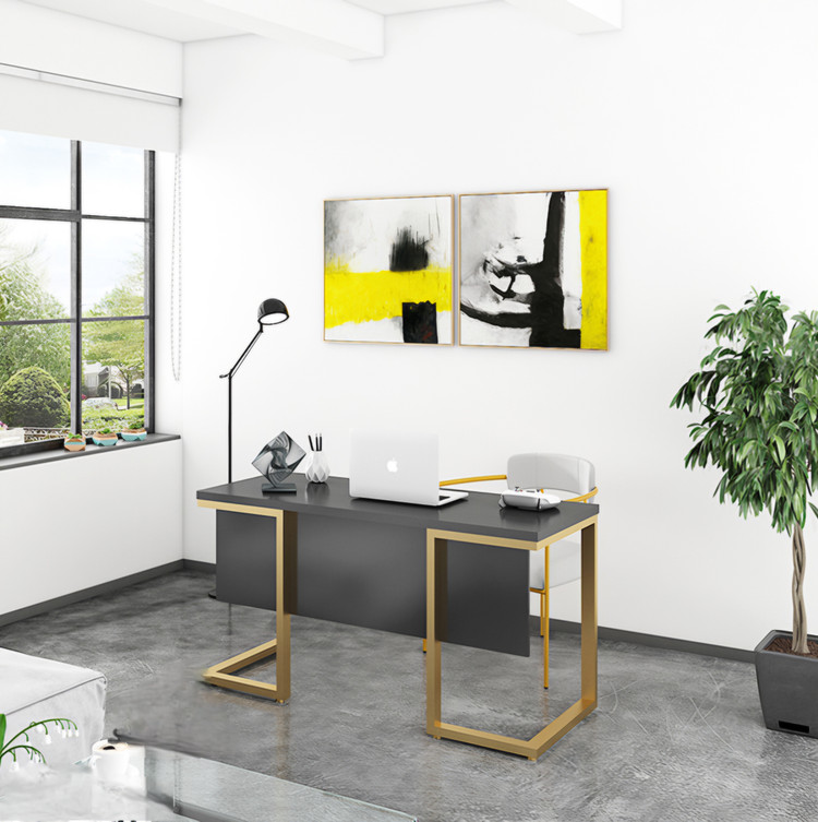 modern office furniture metal frame desk luxury office desk Emperor office furniture