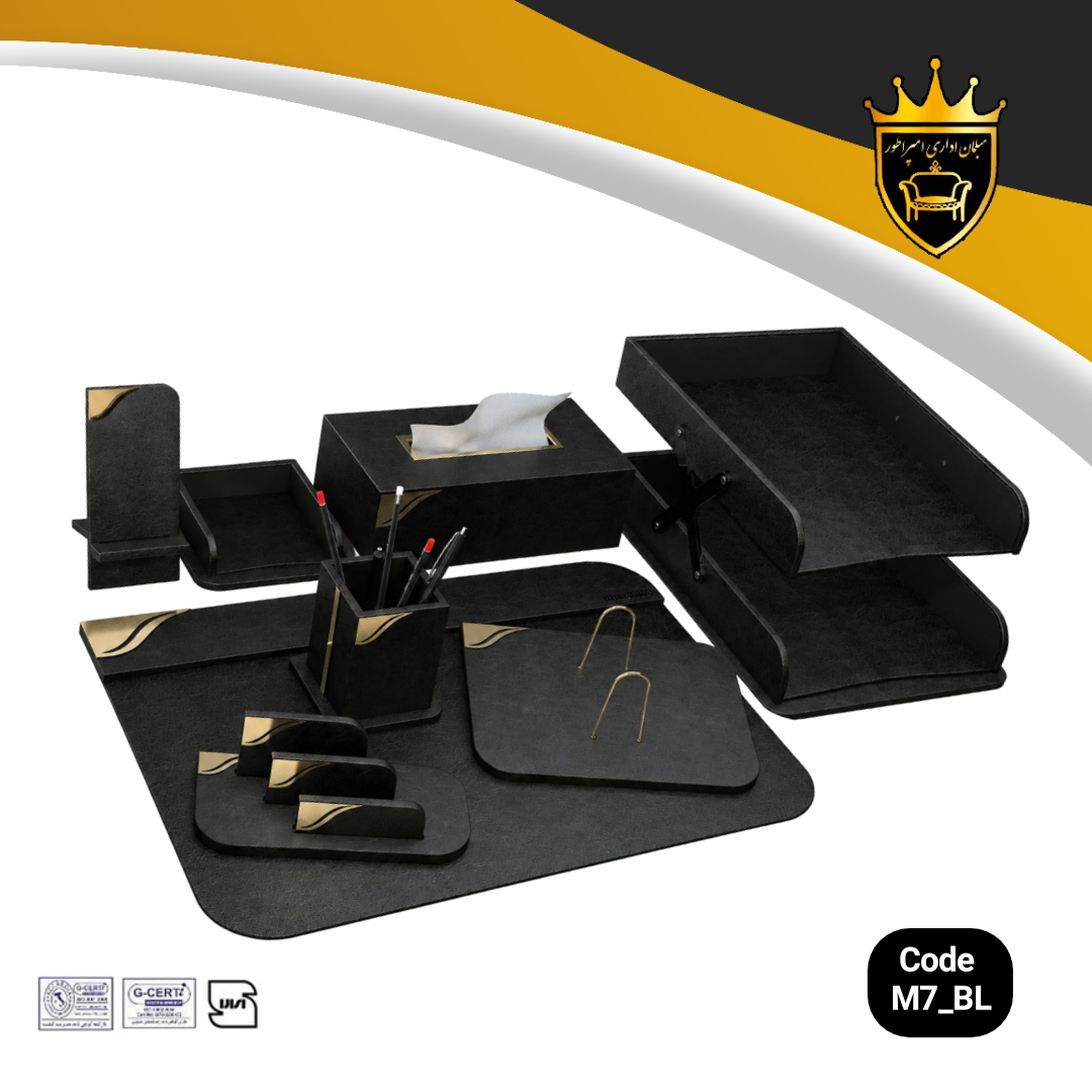 ست رومیزی اداری آونگ دکو مدل M7 BL