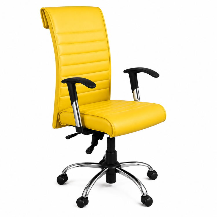 صندلی کارشناسی گردان K750 زرد