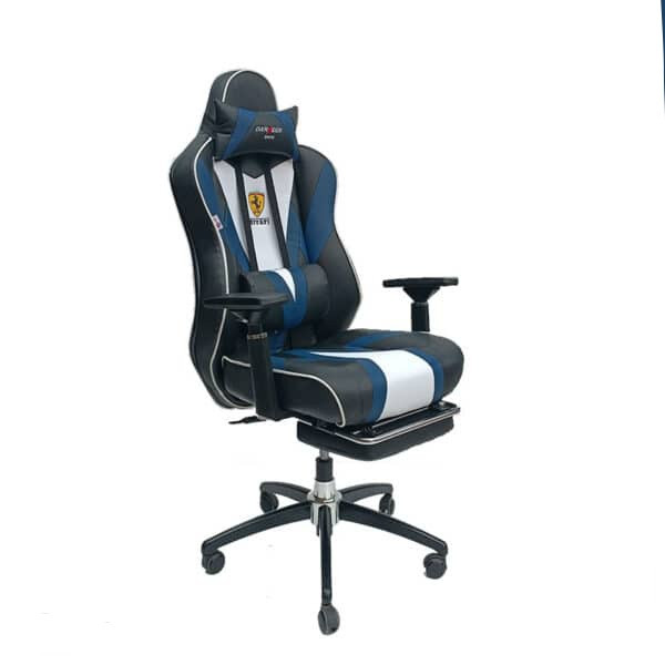 صندلی گیمینگ DXRACER مدل G2006 رنگ مشکی آبی با طراحی ارگونومیک