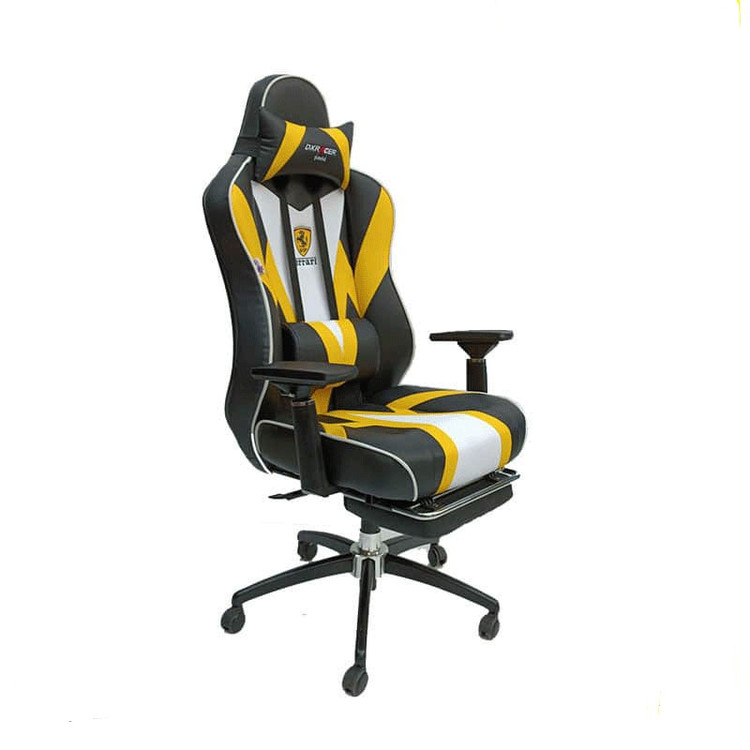 صندلی گیمینگ DXRACER مدل G2006 رنگ مشکی زرد با طراحی ارگونومیک